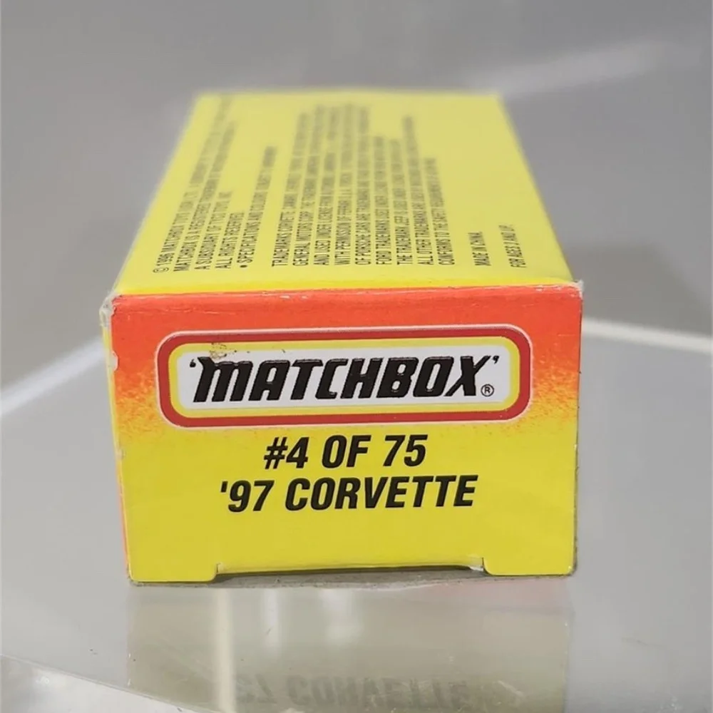 Vintage Red 1997 Chevrolet Corvetter C5 Matchbox w/Box